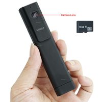 WISEUP 16GB 1920x1080P HD Mini Meeting Recorder Hidden Camera Portable Video Camcorder Support Charging and Recording Simultaneously