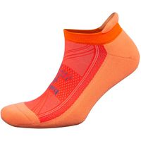 Balega Hidden Comfort No Show Socks for Men and Women (1 Pair), Peach/Neon Coral, Small