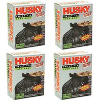 Husky HK39WC050B 39-Gallon Twist Tie Yard Bags, 50 Count (Pack of 4)