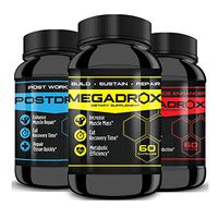 MEGADROX, TESTADROX & POSTDROX Combo - Explosive Workouts, Sustain Muscle - Repair and Perform to The Max!