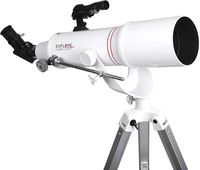 Explore Scientific FirstLight 90mm Refractor Telescope with AZ Mount (White) - Telescope for Adults Stargazing - Portable Doublet Refractor Telescope - Beginner Astronomy Telescope