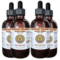 Aloe Vera Liquid Extract, Organic Aloe Vera (Aloe Vera ) Tincture 4x4 oz