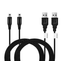 2 Pack 8ft Nintendo 3DS USB Charger Cable, Play and Charge Power Charging Cord for Nintendo New 3DS XL/New 3DS/ 3DS XL/ 3DS/ New 2DS XL/New 2DS/ 2DS XL/ 2DS/ DSi/DSi XL