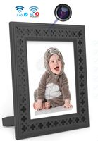 Hidden Camera with WiFi Phtoto-Frame Nanny Cam (Black Photo Frame Spy Camera)