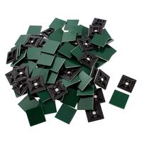 uxcell Square Self-Adhesive 5.5mm Cable Tie Mount Bases, 100pcs