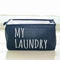 Adeliber Large Sized Canvas Storage Baskets with Handle,Collapsible & Convenient Home Organizer Containers(453025CM (Approx))