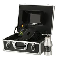 Lixada Fish Finder Underwater Fishing Camera 7inch LCD Monitor 1000TVL HD DVR 18 LEDs 360 Degree Rotating Camera (20m/50m/100m Cable)