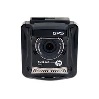 HP Hewlett Packard Full HD 1080P Car Dash DVR with GPS, Black (HPD-F310-VP)