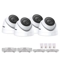 5MP PoE Security Camera 2560x1920 Super HD Dome IP Cam for ANNKE 5MP 4K POE NVR Security System, 100ft EXIR Color Night Vision, H.265+ Video Compression, IP67 Weatherproof for Outdoor Indoor