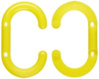 Mr. Chain 50702 Yellow Plastic Master Link, 2" link, 25 Count
