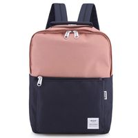 Himawari Travel School Backpack with Laptop Compartment for Adults 17 Inch Large Waterproof,Pink& Navy