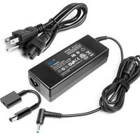 KFD AC Adapter Power Supply 90W 65W for HP 15 17 Probook Elitebook 450 G3 G4,640 G2,650 G2,430 G3 G4,840 G3,Envy x360 M6 Chromebook 710412-001;HP Compaq Presario Cq50 Cq56 Cq57 Cq58 Cq60 Cq61 Cq62