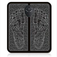 YEARN SEA EMS Foot Massager, Folding Portable Electric Massage Mat Promoting Blood Circulation Muscle Pain Relief, ABS Stimulator Foot Massager,Battery