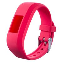 HYWRDYB Colorful Replacement Bands for Garmin Vivofit JR/Vivofit 3,Soft Silicone Straps Wristbands for Kids with Secure Watch Buckle(fits 5.0~7.05 inch Wrists) (Rose)