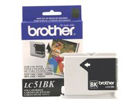 Brother Innobella LC51BK Ink Cartridge, 500 Page Yield, Black