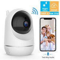 VIDEN WiFi IP Camera 1080P-Security Camera Pet/Dog/Elder/Baby Camera Monitor, with Night Vision/Motion Detection/Two-Way Audio, Works with Android/iOS[New 2019]
