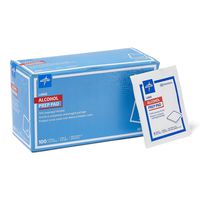 Medline MDS090670Z Pad, Prep, Alcohol, Large, 2-Ply, Sterile (Pack of 100)