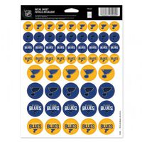 WinCraft NHL St. Louis Blues Vinyl Sticker Sheet, 8.5" x 11"
