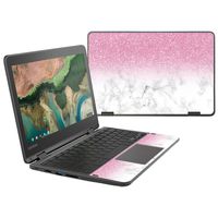 MightySkins Skin Compatible with Lenovo 300e Chromebook 11.6" (2018) - Marble Glitz | Protective, Durable, and Unique Vinyl Decal wrap Cover | Easy to Apply, Remove | Made in The USA
