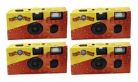 Ringling Bros 35mm Disposable Film Camera Flash 27 Exp ISO 800 Vintage (4 Pack)