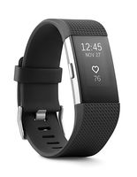 Fitbit Charge 2 Superwatch Wireless Smart Activity and Fitness Tracker + Heart Rate and Sleep Monitor Smart Wristband, Black, Large (6.7-8.1 in) (Non-Retail Packaging)