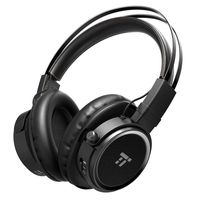 TaoTronics Wireless Over Ear Headset Bluetooth Headphones with Microphone (Retro Design with Leather Ear Cup, aptX Natural High Clarity Sound, 20 Hours Playtime)