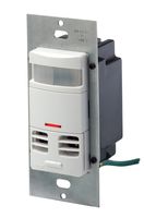 Leviton OSSMT-MDW Ultrasonic/Infrared, Dual-Relay Multi-Technology Wall Switch sensor, 2400 Sq. Ft Major & 400 Sq. Ft Minor Motion Coverage, White