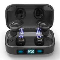 Wireless Earbuds Bluetooth 5.0 in-Ear Headphones LED Display TWS Earphones with 2000mAh Power Case for Box and Earbuds 110H Playtime IPX7