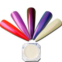 Nail Art,Putars Sexy Chrome Powder Nail Art Chrome Pigment Powder Dust Fairy Dust Manicure Nail Glitter Decoration