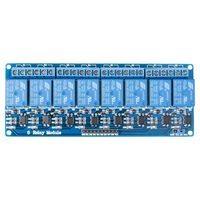 8 Channel DC 5V Relay Module with Optocoupler for Arduino UNO R3 MEGA 2560 1280 DSP ARM PIC AVR STM32 Raspberry Pi