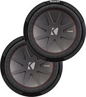 (2) Kicker 43CWR104 10" Dual Voice Coil 4-Ohm Car Stereo Subwoofers Totaling 1600 Watt