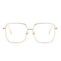 JM Square Blue Light Blocking Glasses for Women Computer Gaming Glasses Reduce Eye Strain Gold
