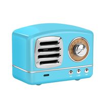 Retro Wireless Speakers, Tenlso Portable Rechargeable Handheld Multi-Function Wireless Speaker, Handsfree Call, AUX Line, USB Flash Drive, TF Card/SD Card, with HD Sound & Bass Fm