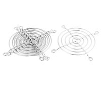 uxcell 4 Pcs Axial Cooling Fan Finger Guard Grill Metal Wire 80mm AC DC Computer CPU