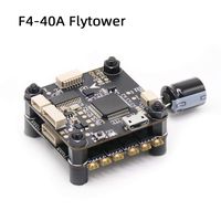 TCMMRC F4 Flight Controller with Brushless ESC 40A 2-5S DSHOT600 for FPV Racing Drone 30.5x30.5mm(F4-40A Flying Tower)