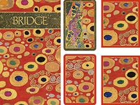 Entertaining with Caspari Gift Set Jumbo Type - 2 Score Pads & Bridge Tallies (Package of 24) (Viennese Nouveau)