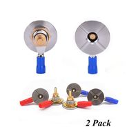 Ximimark 2 Pack 22mm Low Profile Spring Loaded 510 Connector for Mechanical Mod DIY Box Mod