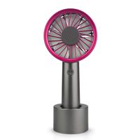 Welltop Mini Handheld Fan, USB Desk Table Cooling Fan Portable Outdoor Fan Aroma Small Personal USB Fan with Rechargeable 2000 mAh Battery, 3 Speeds Model for Outdoor Home Travel (Purple)