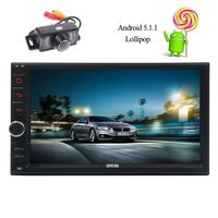 Double Din EinCar Car Stereo 16GB ROM Android 5.1.1 Lollipop GPS Multimedia System in Dash 6.2 Inch Quad Core Car Radio with Navigation Support Bluetooth WiFi 1080P+Backup Camera