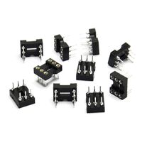 Gikfun Round Hole 6pin Pitch 2.54mm DIP IC Sockets Adaptor for Arduino (Pack of 10pcs) AE1178