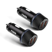 2 Pack Quick Charge 3.0 Car Charger Dual USB Ports Car Charger Adapter Fast Charging 36W Compatible with Samsung Galaxy Note8/S9/S8+,LG G6/V30, HTC 10 More, Qualcomm Certified