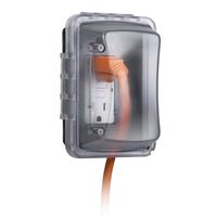 Taymac MM410C Single-Gang Horizontal/Vertical Mount Weatherproof In-Use Cover, 16 in 1, 2-3/4 In. Deep, Clear Finish