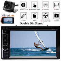 for Dodge Ram 1500 2500 3500 2006-2010 6.2inch 2Din CD/DVD Player Car Radio Stereo Bluetooth MirrorLink Touchscreen + Rearing Camera