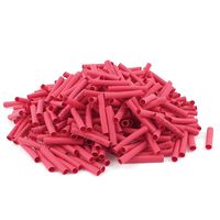 3.5mm Dia 2:1 Polyolefin Heat Shrink Shrinkable Tube 30mm 400pcs Red