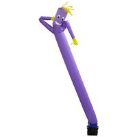 Skyerz Wacky Waving Inflatable Tube Man. Arm Flailing Advertising Sky Air Puppet with Blower - 20 Feet, Purple