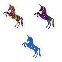 Unicorn Sticker Pack - 3 Pack - Vinyl Decal - Laptop, Phone, Tablet Vinyl Decal Sticker