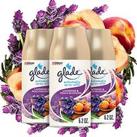 Glade Automatic Spray Refill, Air Freshener for Home and Bathroom, Lavender & Peach Blossom, 6.2 Oz, Pack of 3