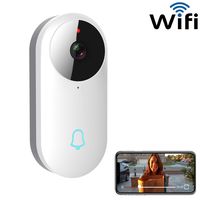 Dophigo Outdoor HD960P Wireless WiFi Doorbell Camera Smartphone CCTV Security Surveillance 2 Way Audio Night Vision No Monthly Fee Cloud Storage Service Works Alexa Google