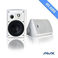 6.5" Outdoor Weatherproof Patio Speaker Pair (White) PSP-W1 - by AVX Audio