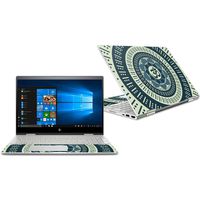 MightySkins Skin Compatible with HP Envy x360 Convertible 15" (2018) - Ohm | Protective, Durable, and Unique Vinyl Decal wrap Cover | Easy to Apply, Remove, and Change Styles | Made in The USA